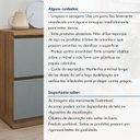 Ver mais imagens de Balcão 1 Porta 1 Gaveta com Rodapé 80 Cm 100% Mdf Rainha