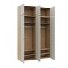 Guarda-Roupa 4 Módulos 8 Portas 6 Prateleiras Frame CabeCasa MadeiraOriginals - 12