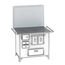 Ver imagem 2 de Fogao a Lenha GII N 2 Gab Sec Branco com Tampa Se