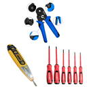 Ver imagem 1 de Kit Conjunto de Eletricista Alicate Jogo de Chave Caneta Detectora Voltagem