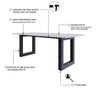 Mesa de Jantar Bronx R 200x90x75cm  - 5