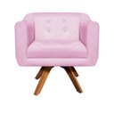 Ver imagem 1 de Kit Namoradeira 2 Lugares e 2 Poltronas Julia Rosa Bebê