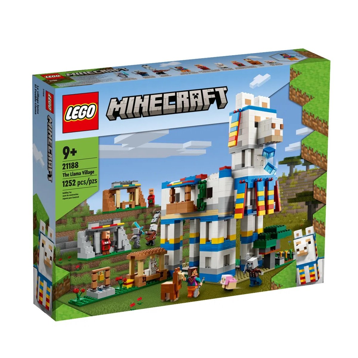 Brinquedo De Montar Lego Minecraft A Vila Do Lhama 21188 | MadeiraMadeira