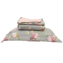 Ver imagem 1 de Kit Colcha Solteiro Bouti Cobre Leito Estampado 2 Peças Cor:Camélia