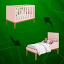 Ver imagem 4 de Berco Noah Classic Rosa Fosco - Moveisaqui