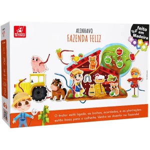Jogo Alinhavo Fazenda Feliz Brincadeira de Crianca