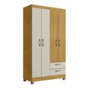 Ver imagem 3 de Guarda-Roupa 4 Portas e 2 Gavetas RP2426 Bege/Ipê/Cristalo