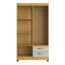 Ver imagem 2 de Guarda-Roupa 4 Portas e 2 Gavetas RP2426 Bege/Ipê/Cristalo