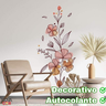Adesivo de Parede Flor Colorido Rosa Delicado Floral - 3