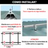 Estrutura Suporte Fixa Linha C Placa Painel Solar Inox Telha Fibrocimento Ondulada Viga Metálica Per - 6