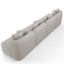 Ver imagem 7 de Sofá 5 Lugares para Sala de Estar Living 388cm Arlo F04 Linho Cru - Lyam Decor