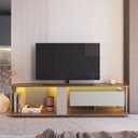 Ver imagem 7 de Rack com Painel Ripado para Tv até 75 Polegadas com Led Impressão Ripada 3d