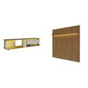 Ver imagem 3 de Rack com Painel Ripado para Tv até 75 Polegadas com Led Impressão Ripada 3d