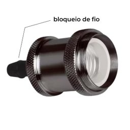 Kit 2 Lustres Pendentes Luminária Vintage Metal Fume - 5