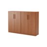Livreiro Flex Multiuso Horizontal ou Vertical com 4 Portas:nature - 3