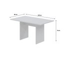 Ver imagem 3 de Mesa de Jantar 135CMX80XCM74CM 2,5cm Branco