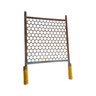 Grelha Galvanizada Tela Moeda Para Churrasqueira 46x26cm Brassol - 1