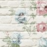 Papel de Parede Tijolinho Branco Floral 109d1df - 3