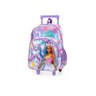 Mochila Barbie com Rodas Lilás - 1