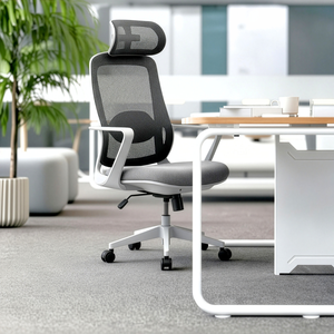 Cadeira de Escritorio Ergonômica Presidente Nr17 Modelo Ergopro One:cinza/cinza