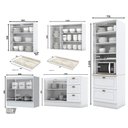 Ver imagem 4 de Cozinha Completa Americana 5 Peças Branco com Torre Quente 1 Forno - Móveis Henn