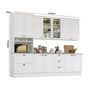 Ver imagem 5 de Cozinha Completa Americana 5 Peças Branco com Torre Quente 1 Forno - Móveis Henn