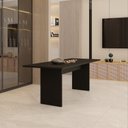 Ver imagem 6 de Mesa de Jantar 200x80x74cm 2,5cm Essence Preto