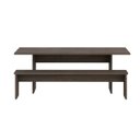 Ver imagem 4 de Mesa de Jantar 200x80x74cm 2,5cm com 2 Banco Essence Marrom/Terracota
