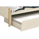 Ver imagem 3 de Cama Babá Solteiro com Auxiliar Simba Areia Fosco com Natural - MoveisAqui