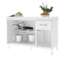 Ver imagem 2 de Balcão de Cozinha para Pia de 120cm Com Tampo Suiça Fidelitá 3 Portas 1 Gaveta