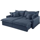 Ver imagem 3 de Sofá Cama Retrátil e Reclinável Leona 190 Cm Braço 15 Cm Meu Sofá Online