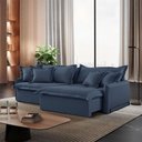 Ver imagem 1 de Sofá Cama Retrátil e Reclinável Leona 190 Cm Braço 15 Cm Meu Sofá Online