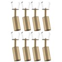 Ver imagem 1 de Kit 8 Luminárias Spots Dourado Embutido em Alumínio Bivolt MR11 Neo Dital Iluminação