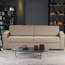 Ver imagem 1 de Sofá Aracaju Living com 4 Lugares 220cm Linho Corriente Yescasa Bege