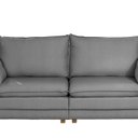 Ver imagem 2 de Sofá Natal Living com 4 Lugares 220cm Linho Corriente Yescasa Cinza