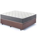 Ver imagem 4 de Base Box Baú Casal 138x188 Suede com Colchão Relax Fresh Molas Ensacadas