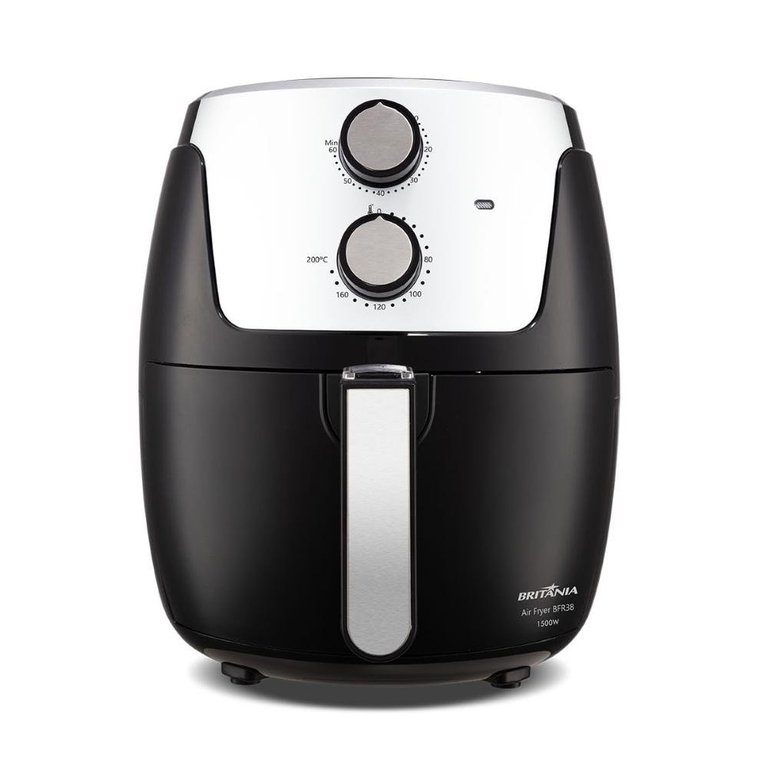 Air Fryer Fritadeira sem Óleo Bfr38 1500w Britânia 4,2l com Cesto Antiaderente 127v