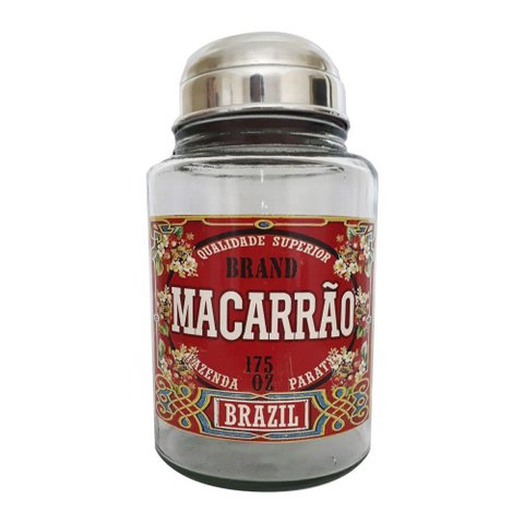 Pote Vidro para Macarrão Brazil 2 L Panache