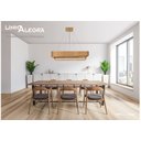 Ver imagem 2 de Pendente Doble Retangular 75cm - 1 Luz Adrilustres Freijó