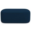 Ver imagem 3 de Kit 02 Puffs Decorativos Orgânicos para Living Quarto 100cm Doha W01 Suede Azul Marinho - Lyam Decor