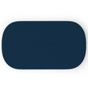 Ver imagem 6 de Kit 02 Puffs Decorativos Orgânicos para Living Quarto 100cm Doha W01 Suede Azul Marinho - Lyam Decor