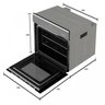 Conjunto Forno Eletrico Mais Cooktop de Aluminio Escovado - 4