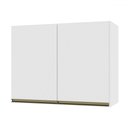 Ver imagem 1 de Armário Aéreo Cozinha 80 Cm 2 Portas 6123.35 Branco - Indekes
