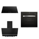 Ver imagem 1 de Conjunto de Cozinha de Forno, Cooktop, Microondas e Coifa