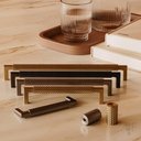 Ver mais imagens de Puxador Zigrinato Il 1780 - Bronze Escovado - 96mm