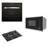 Conjunto de Cozinha Cooktop 4 Bocas, Forno 68l Digital e Micro-ondas - 1