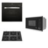 Conjunto de Cozinha Cooktop 4 Bocas, Forno 68l Digital e Micro-ondas - 1