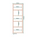 Ver imagem 5 de Armário Multiuso 2 Portas Elara Espresso Móveis