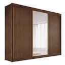 Ver imagem 3 de Guarda-Roupa Casal 3 Portas de Correr 100% MDF Chicago Marrom/Cacau