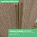Ver imagem 7 de Guarda Roupa Modulado de Canto 4 Portas 3 Gavetas Seletto Henn